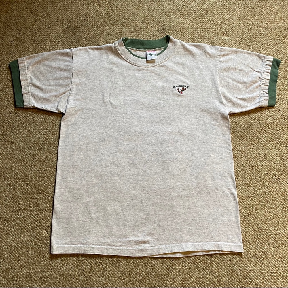 VINTAGE 90’s M.R. Ducks ringer t shirt large